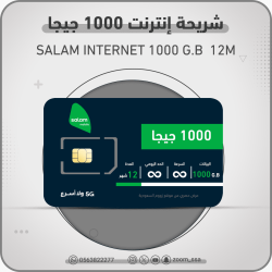 شريحة سلام 1000 جيجا